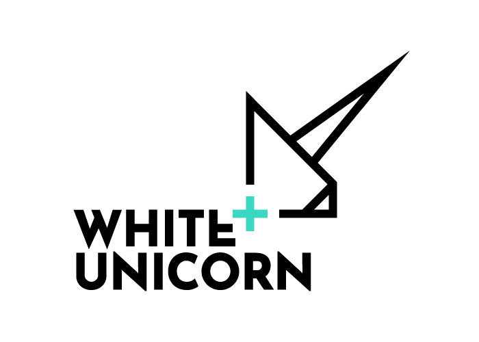 White Unicorn logo